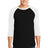 American Apparel Men's Poly-Cotton 3/4-Sleeve Raglan T-Shirt American Apparel