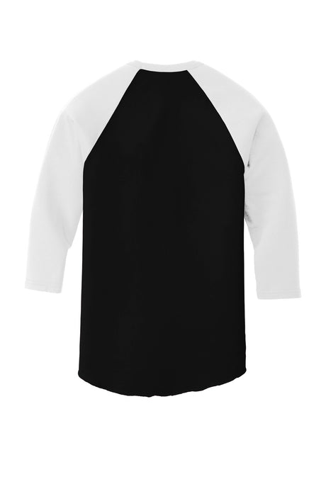 American Apparel Men's Poly-Cotton 3/4-Sleeve Raglan T-Shirt American Apparel