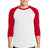 American Apparel Men's Poly-Cotton 3/4-Sleeve Raglan T-Shirt American Apparel