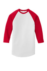 American Apparel Men's Poly-Cotton 3/4-Sleeve Raglan T-Shirt American Apparel