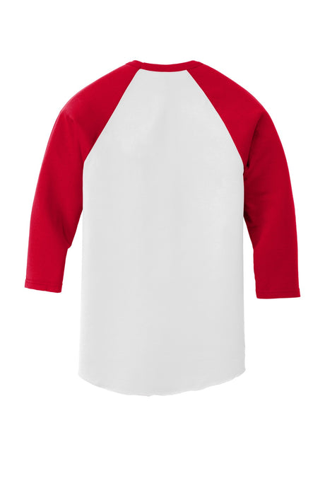 American Apparel Men's Poly-Cotton 3/4-Sleeve Raglan T-Shirt American Apparel