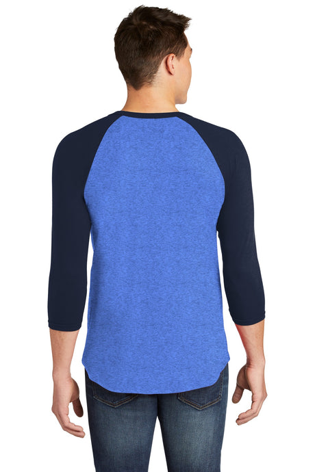 American Apparel Men's Poly-Cotton 3/4-Sleeve Raglan T-Shirt American Apparel