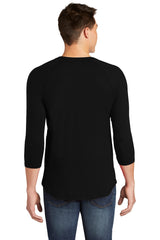 American Apparel Men's Poly-Cotton 3/4-Sleeve Raglan T-Shirt American Apparel