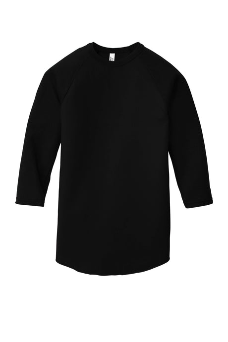 American Apparel Men's Poly-Cotton 3/4-Sleeve Raglan T-Shirt American Apparel