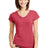 Anvil Women's Tri-Blend V-Neck Tee. 6750VL Anvil