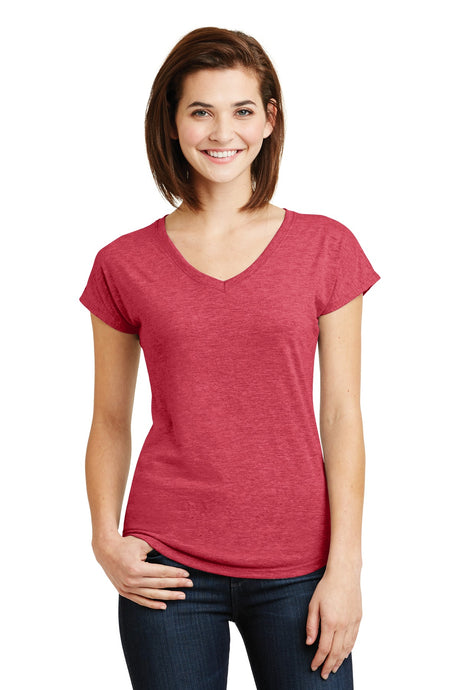 Anvil Women's Tri-Blend V-Neck Tee. 6750VL Anvil