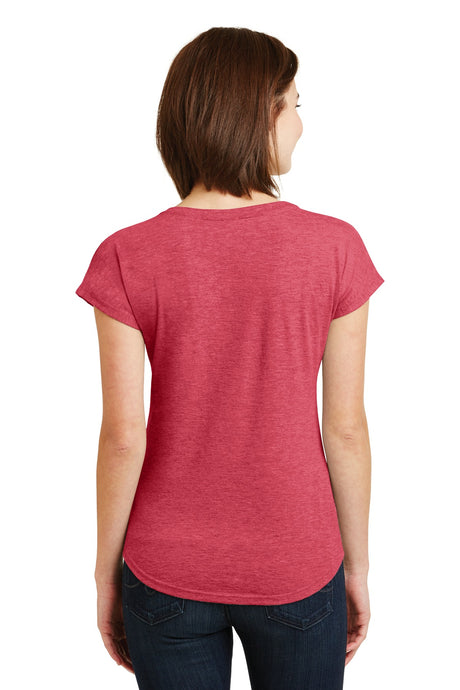 Anvil Women's Tri-Blend V-Neck Tee. 6750VL Anvil