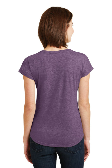 Anvil Women's Tri-Blend V-Neck Tee. 6750VL Anvil