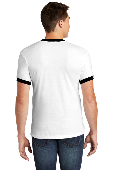 American Apparel Men's Fine Jersey Ringer T-Shirt. 2410W American Apparel