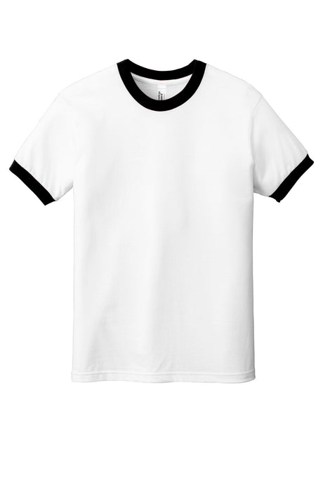 American Apparel Men's Fine Jersey Ringer T-Shirt. 2410W American Apparel