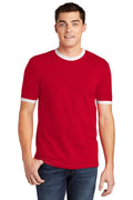 American Apparel Men's Fine Jersey Ringer T-Shirt. 2410W American Apparel