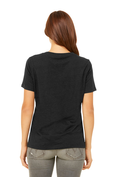 BELLA+CANVAS Women's Relaxed Heather CVC V-Neck Tee BC6405CVC