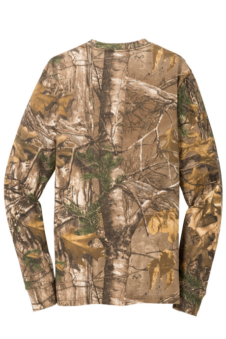 Russell Outdoors Men's Realtree Long Sleeve Explorer 100% Cotton T-Shirt with Pocket S020R Russell Outdoors