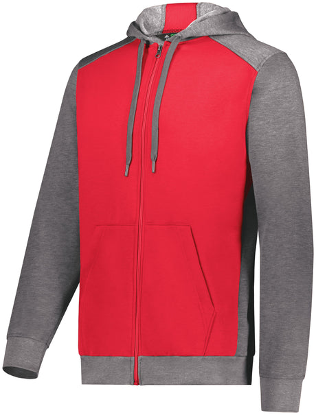 Augusta Men's Three-Season Fleece Full Zip Hoodie Augusta
