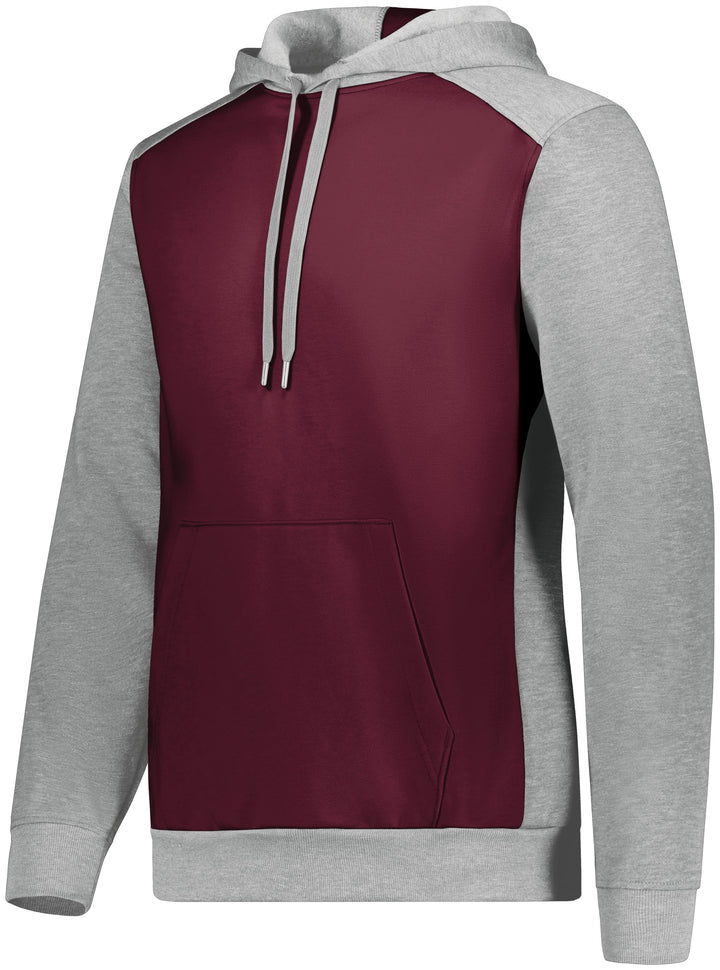 Augusta Men's Three-Season Fleece Pullover Hoodie Augusta
