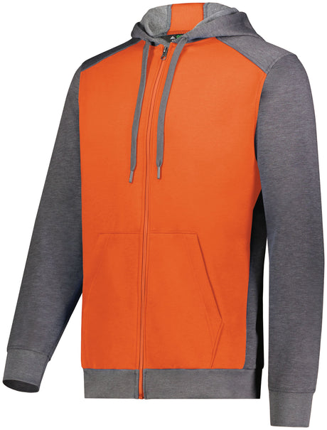 Augusta Men's Three-Season Fleece Full Zip Hoodie Augusta