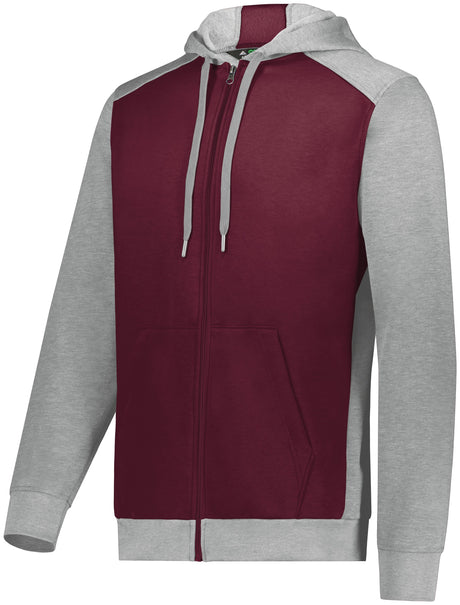 Augusta Men's Three-Season Fleece Full Zip Hoodie Augusta