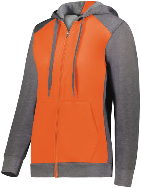 Augusta Women's Three-Season Fleece Full Zip Hoodie Augusta