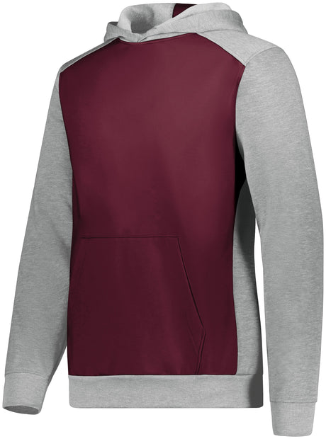 Augusta Youth Three-Season Fleece Pullover Hoodie Augusta