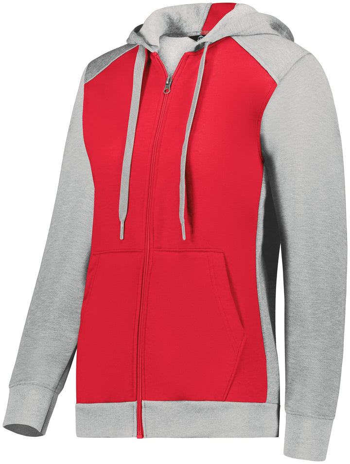 Augusta Women's Three-Season Fleece Full Zip Hoodie Augusta