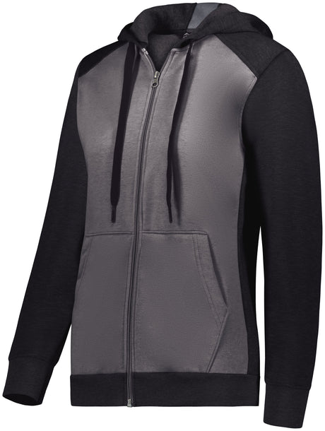Augusta Women's Three-Season Fleece Full Zip Hoodie Augusta