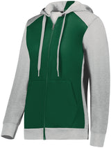 Augusta Women's Three-Season Fleece Full Zip Hoodie Augusta