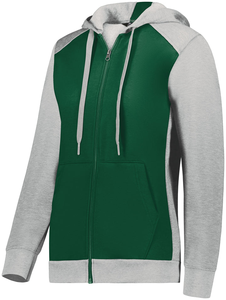 Augusta Women's Three-Season Fleece Full Zip Hoodie Augusta