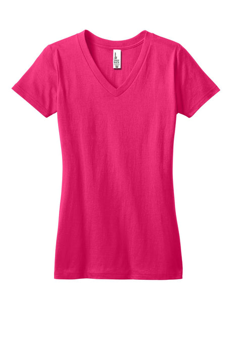 District - Juniors The Concert Tee V-Neck. DT5501 District