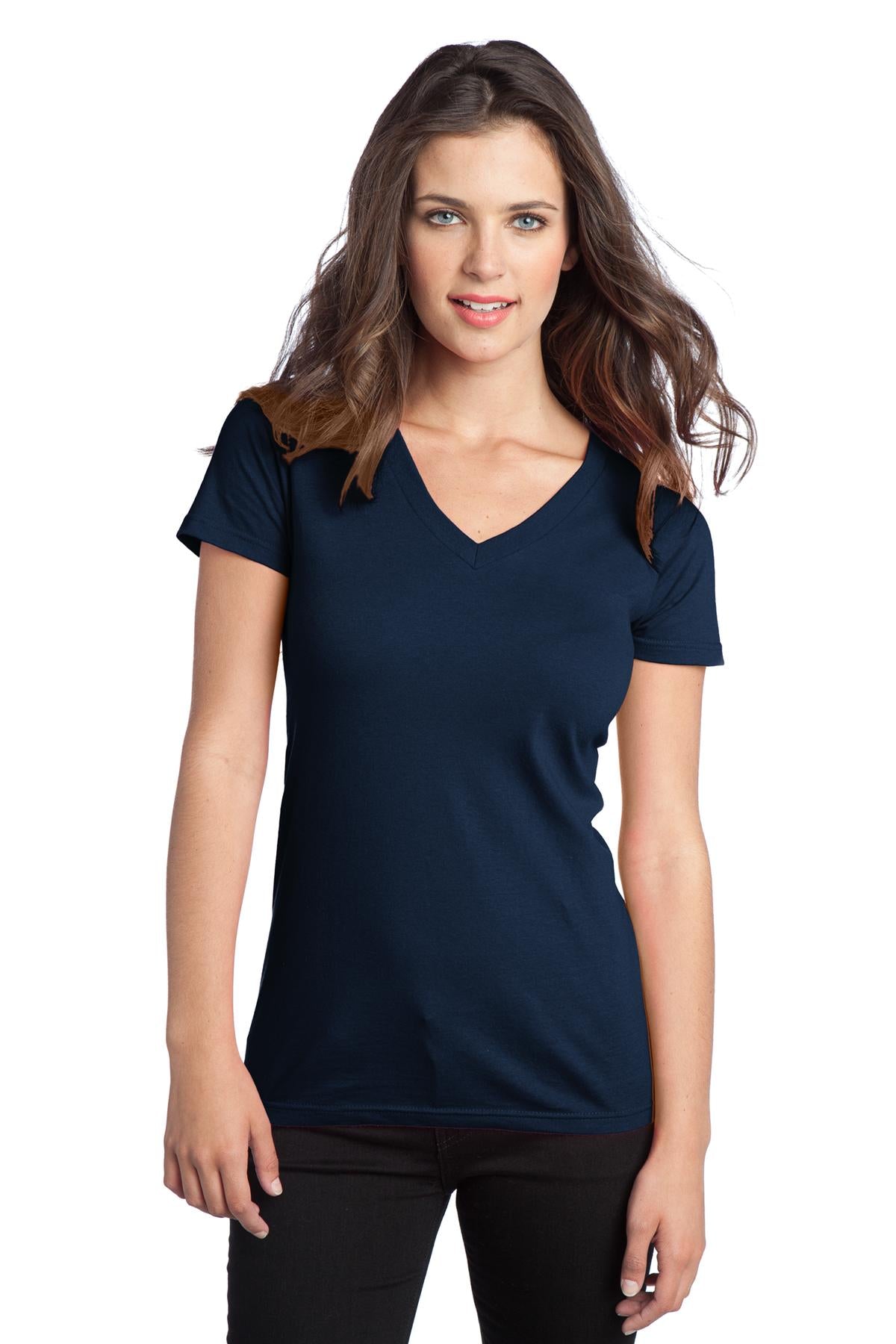 District - Juniors The Concert Tee V-Neck. DT5501 District