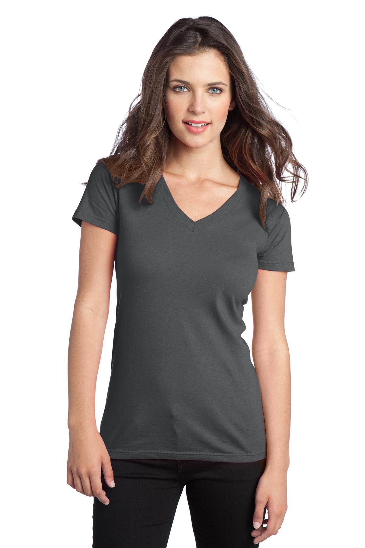 District - Juniors The Concert Tee V-Neck. DT5501 District