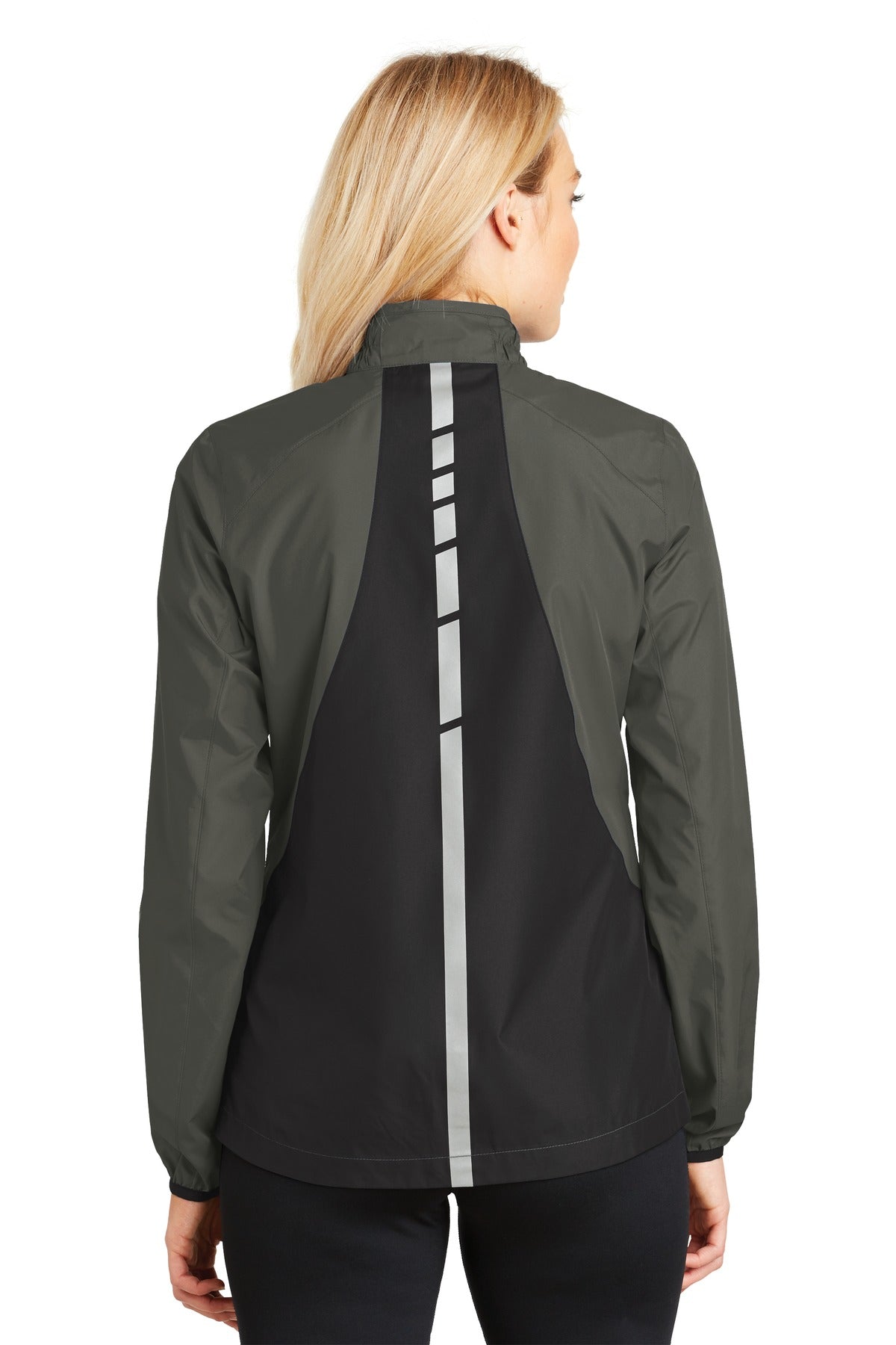 Port Authority Ladies Zephyr Reflective Hit Full-Zip Jacket. L345