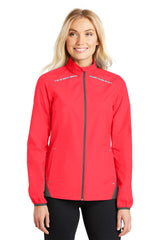 Port Authority Ladies Zephyr Reflective Hit Full-Zip Jacket. L345
