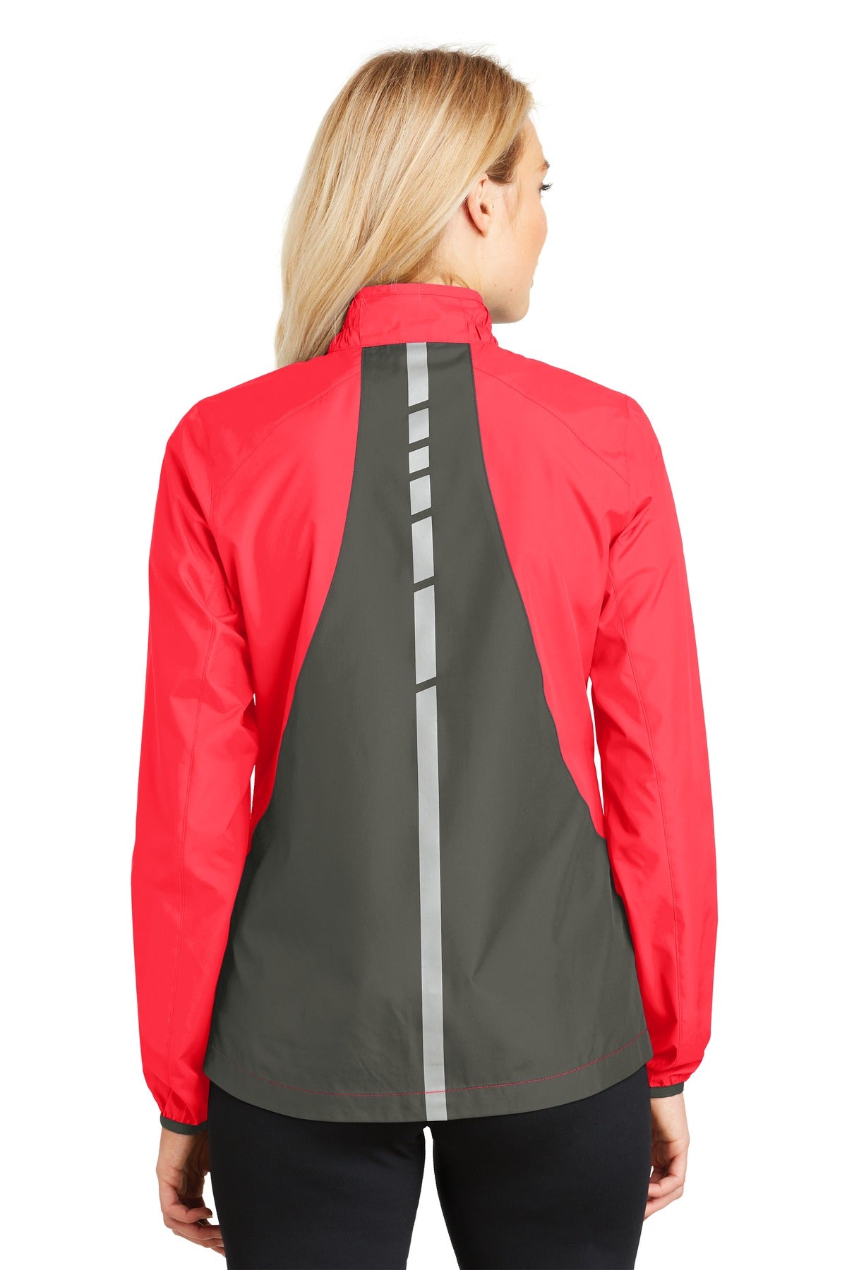 Port Authority Ladies Zephyr Reflective Hit Full-Zip Jacket. L345