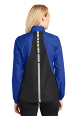 Port Authority Ladies Zephyr Reflective Hit Full-Zip Jacket. L345