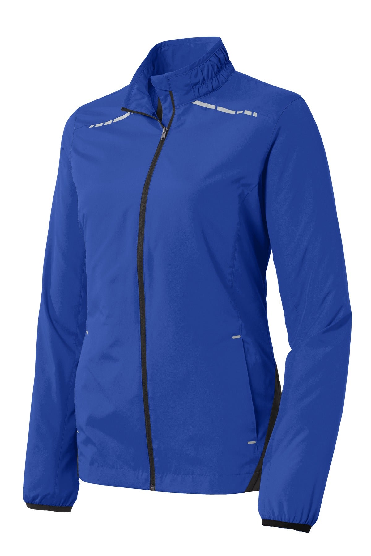 Port Authority Ladies Zephyr Reflective Hit Full-Zip Jacket. L345