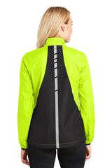 Port Authority Ladies Zephyr Reflective Hit Full-Zip Jacket. L345