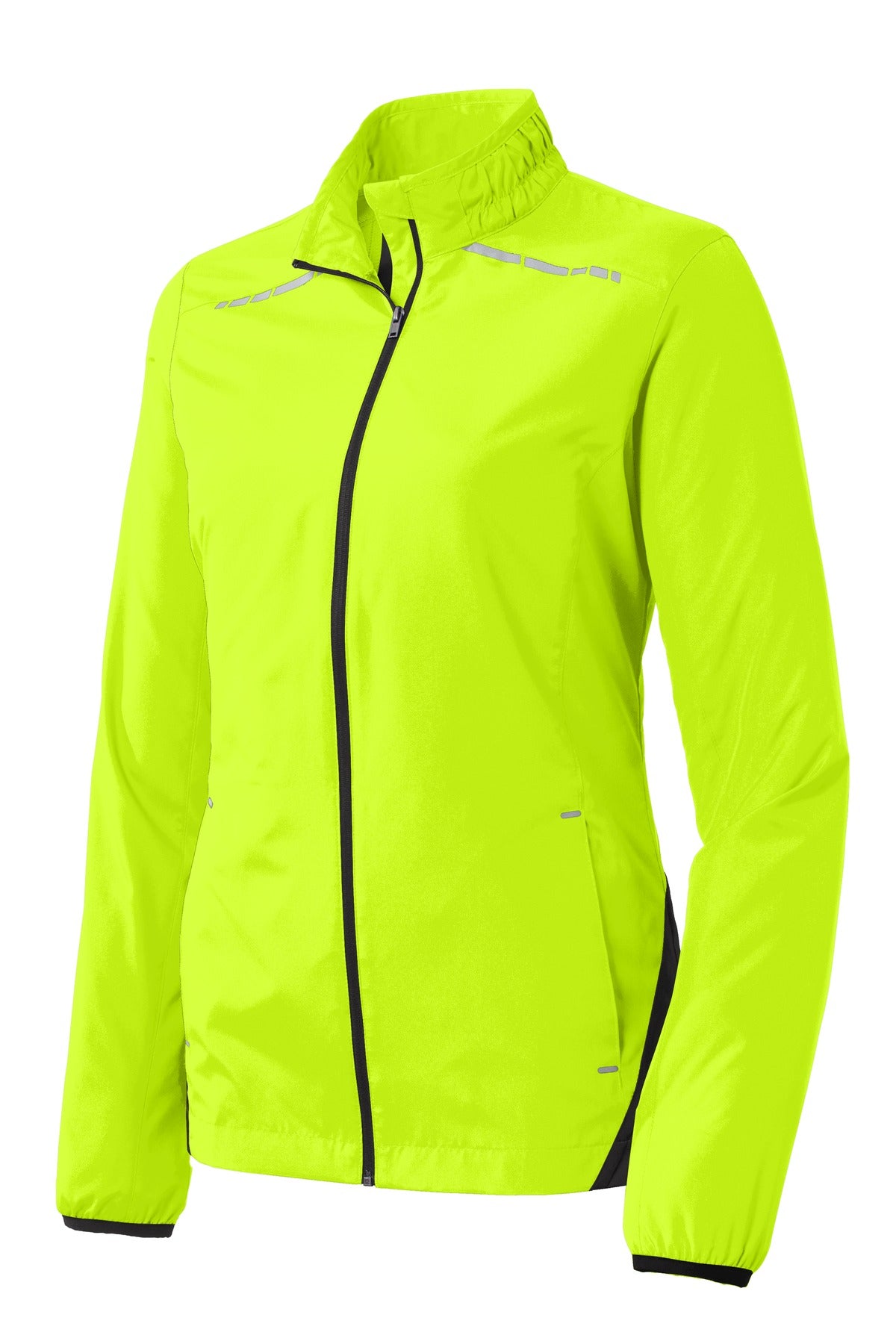Port Authority Ladies Zephyr Reflective Hit Full-Zip Jacket. L345