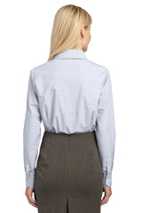 Port Authority Ladies Plaid Pattern Easy Care Shirt. L639