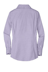 Port Authority Ladies Plaid Pattern Easy Care Shirt. L639