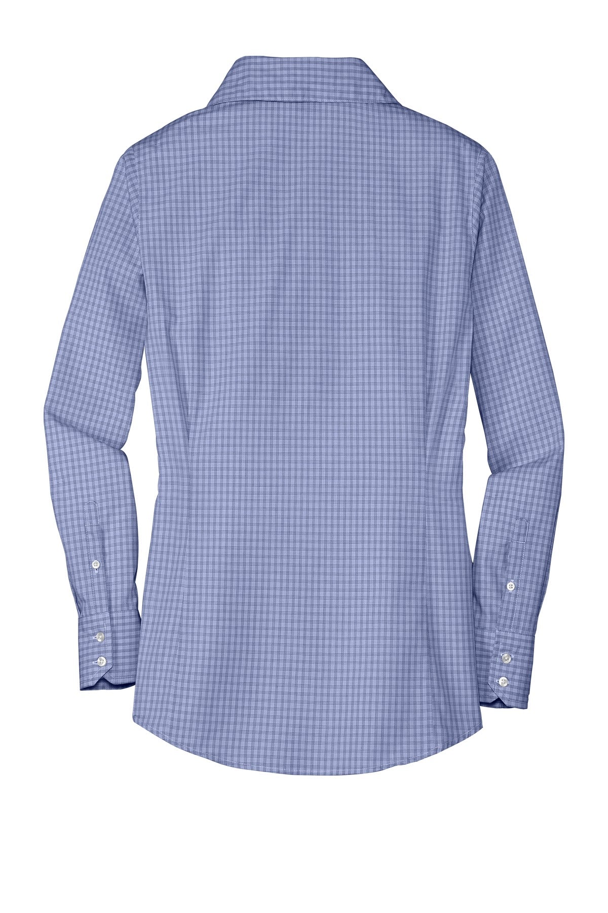 Port Authority Ladies Plaid Pattern Easy Care Shirt. L639