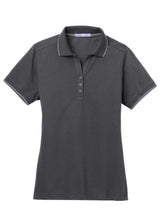 Port Authority Ladies Rapid Dry Tipped Polo. L454
