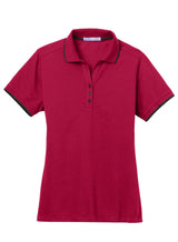 Port Authority Ladies Rapid Dry Tipped Polo. L454