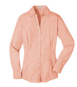 Port Authority Ladies Plaid Pattern Easy Care Shirt. L639