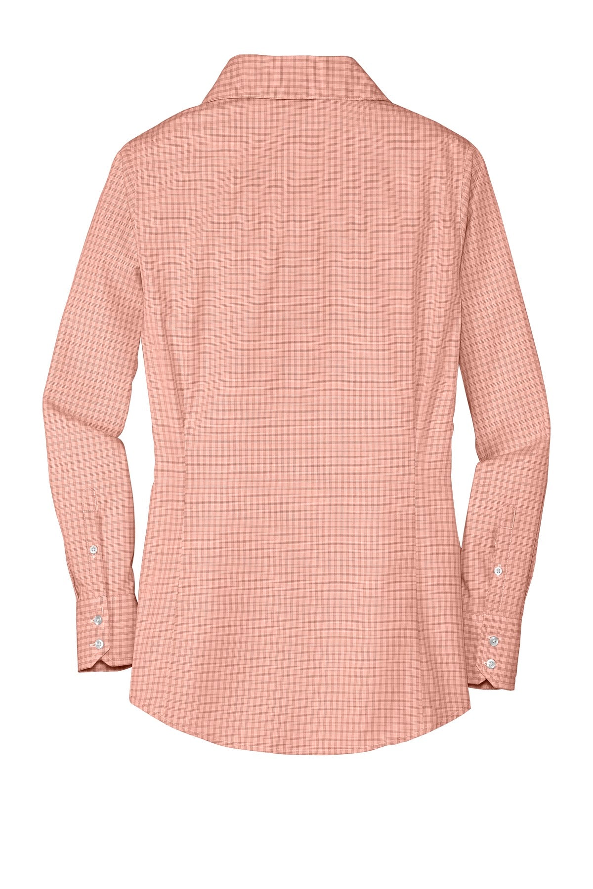Port Authority Ladies Plaid Pattern Easy Care Shirt. L639