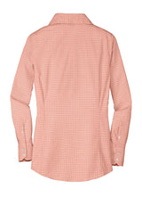 Port Authority Ladies Plaid Pattern Easy Care Shirt. L639