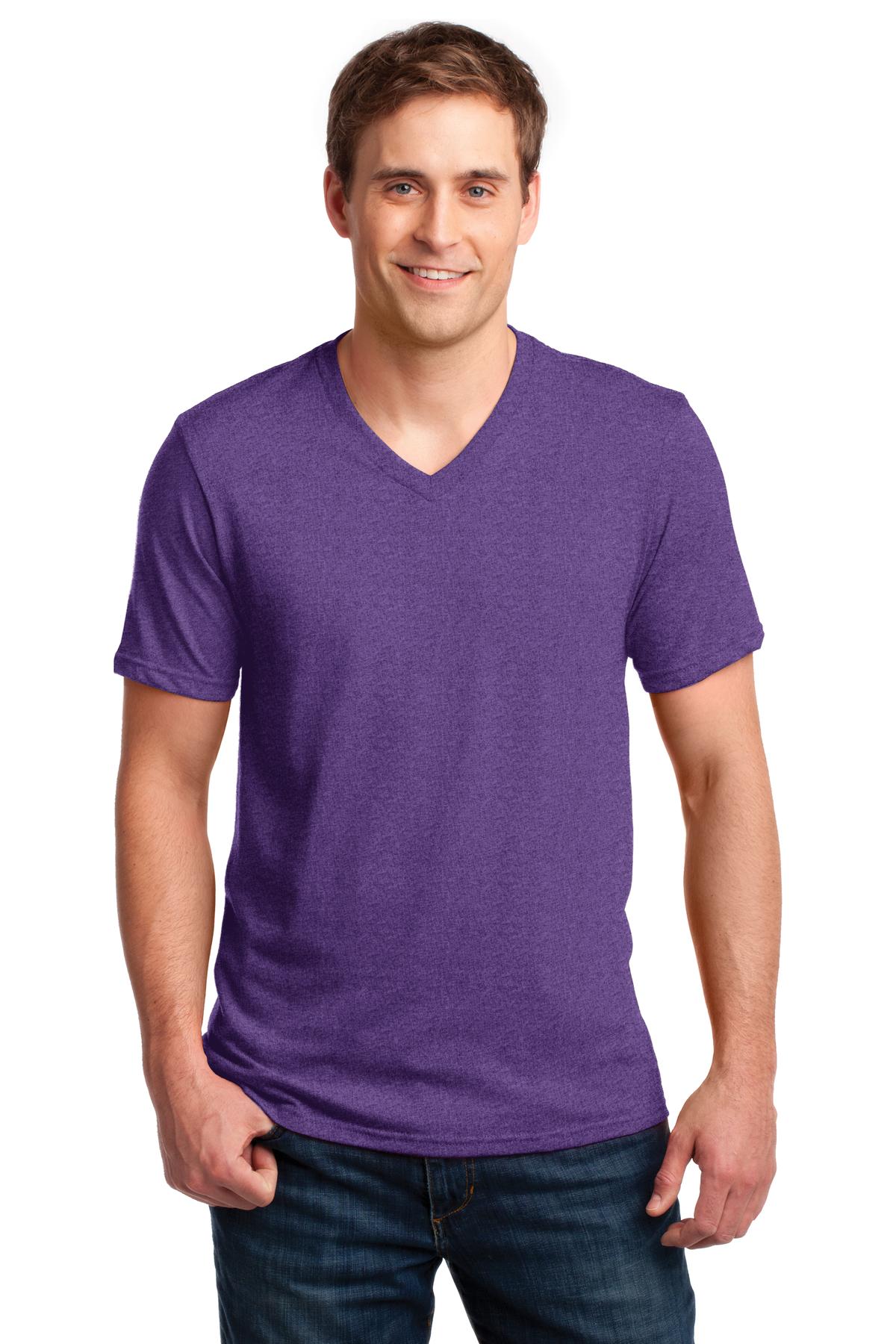 Anvil Men's 100% Combed Ring Spun Cotton V-Neck T-Shirt Anvil