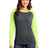 District - Juniors Microburn Long Sleeve Raglan Tee. DT262 District