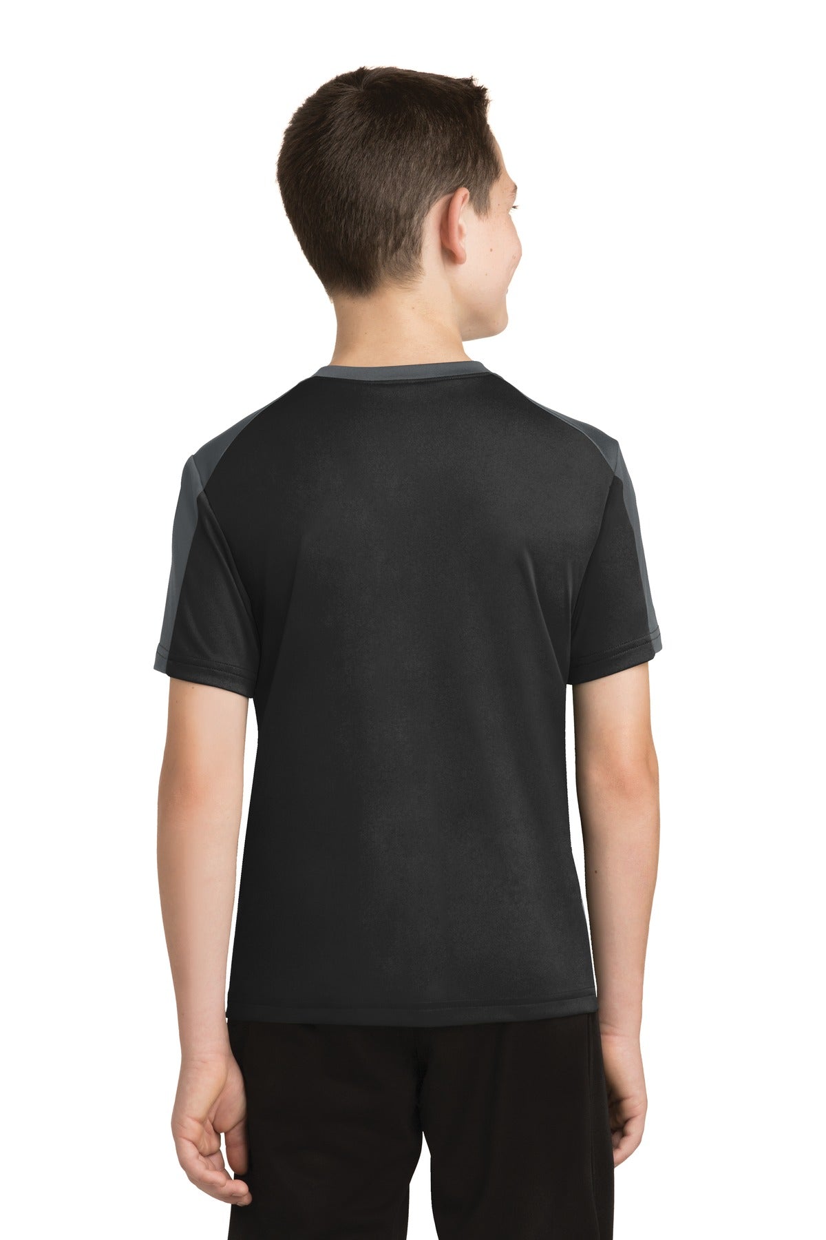 Sport-Tek Youth PosiCharge Competitor Sleeve-Blocked Tee YST354