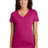 District Women's Super Slub V-Neck Tee DM3501 District