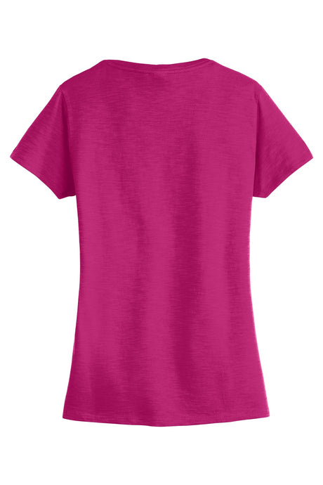 District Women's Super Slub V-Neck Tee DM3501 District